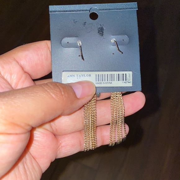 ANN TAYLOR | mesh tassel earrings - Picture 6 of 8